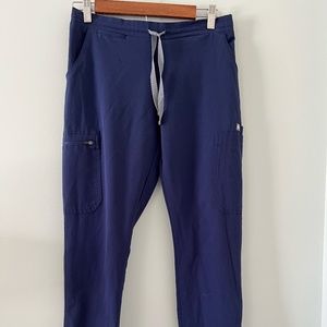 Figs Technical Collection Navy Blue Scrub Pants Size S